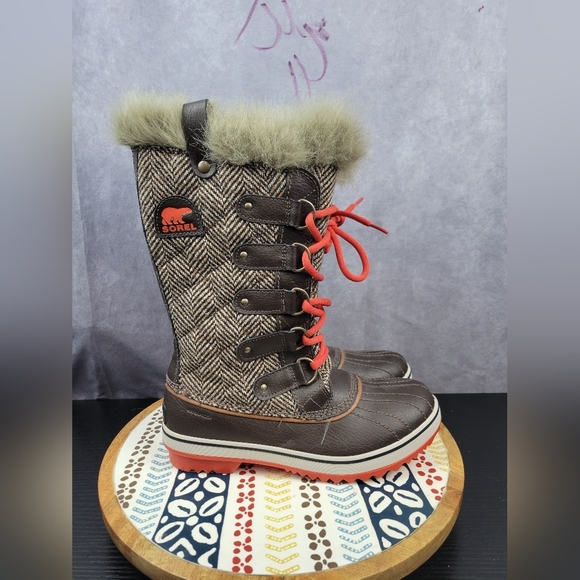 Sorel Women's Tofino Winter Snow Boot Tweed Size 8 - Picture 5 of 11